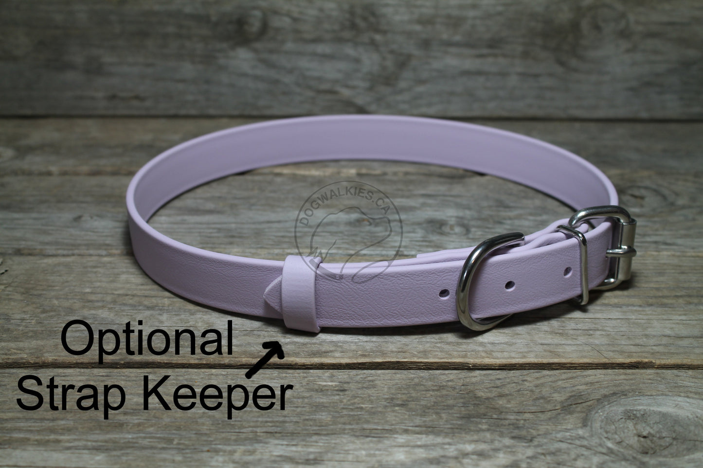 Lavender Purple Biothane Dog Collar - 1 inch (25mm) wide