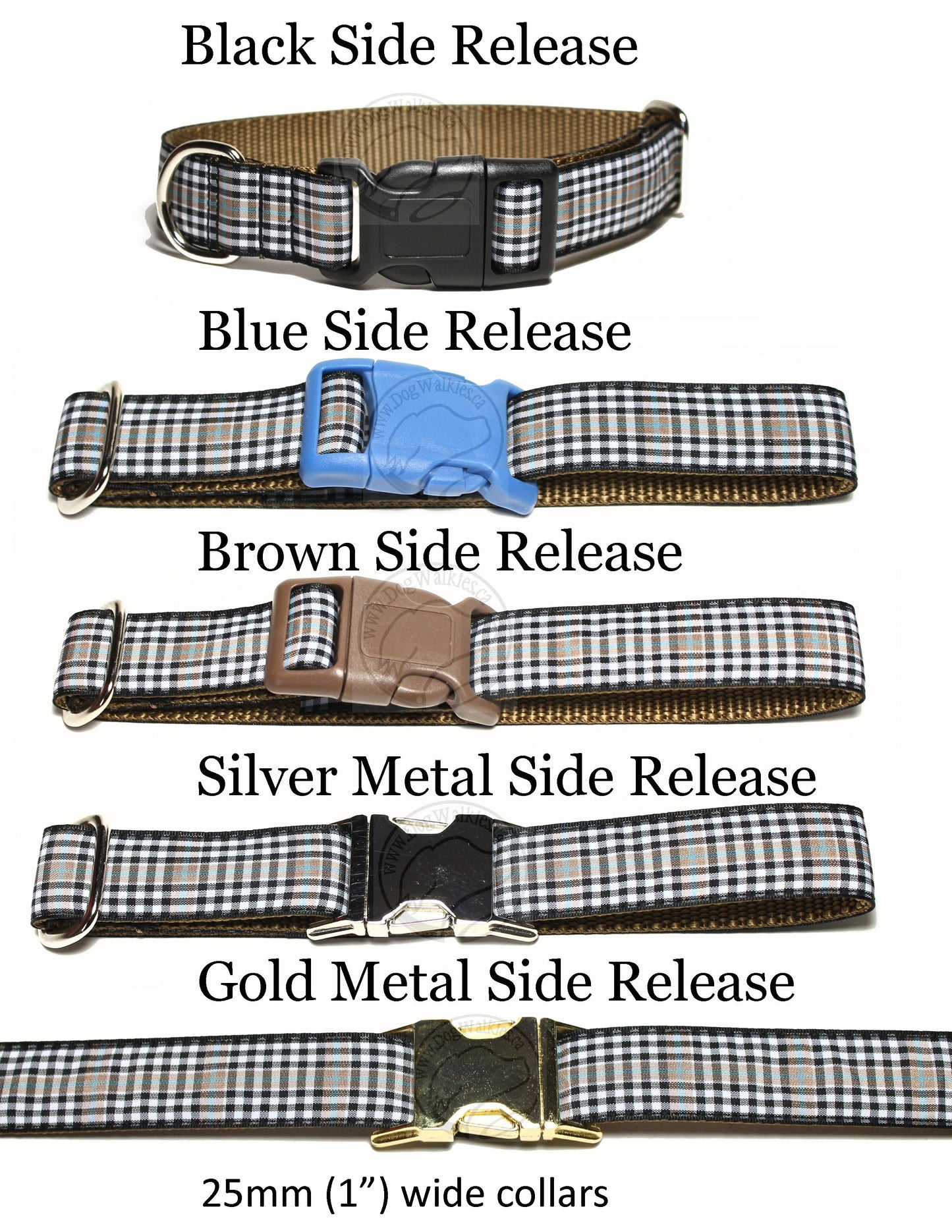 Burns Clan tartan - dog collar