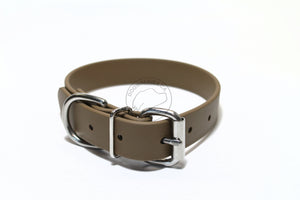 Coyote Tan Biothane Dog Collar - 1 inch (25mm) wide