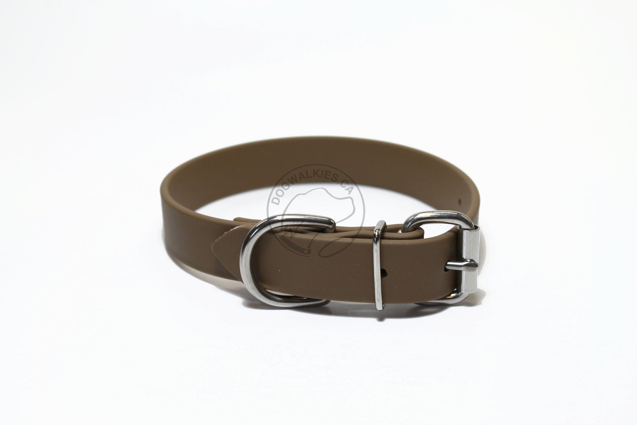 Coyote Tan Biothane Dog Collar - 1 inch (25mm) wide