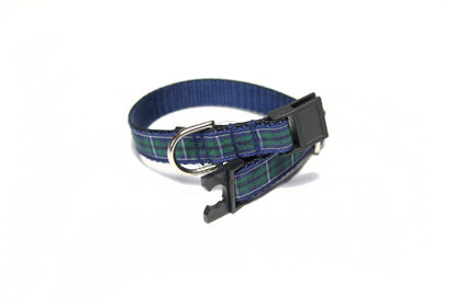 Tartan Cat Collar - Breakaway - 1/2" (12mm) wide