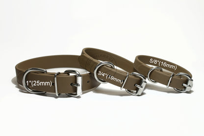 Coyote Tan Biothane Dog Collar - 5/8"(16mm) wide