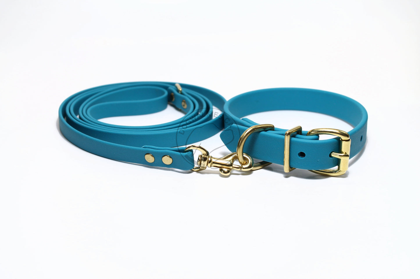 Oasis Blue Biothane Dog Collar - 3/4" (20mm) wide