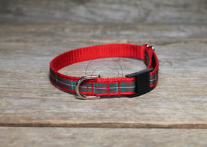 Tartan Cat Collar - Breakaway - 1/2" (12mm) wide