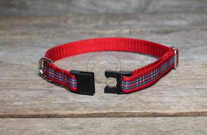 Tartan Cat Collar - Breakaway - 1/2" (12mm) wide