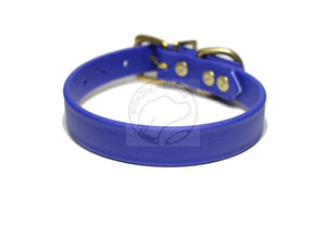 Royal Blue Biothane Dog Collar - 3/4" (20mm) wide