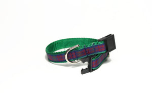 Tartan Cat Collar - Breakaway - 1/2" (12mm) wide