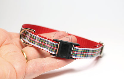 Tartan Cat Collar - Breakaway - 1/2" (12mm) wide