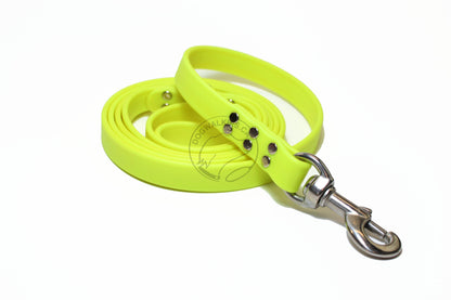 Neon Yellow Biothane Large Dog Leash