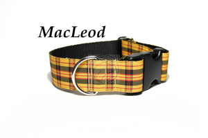 MacLeod Clan tartan - LIMITED - dog collar