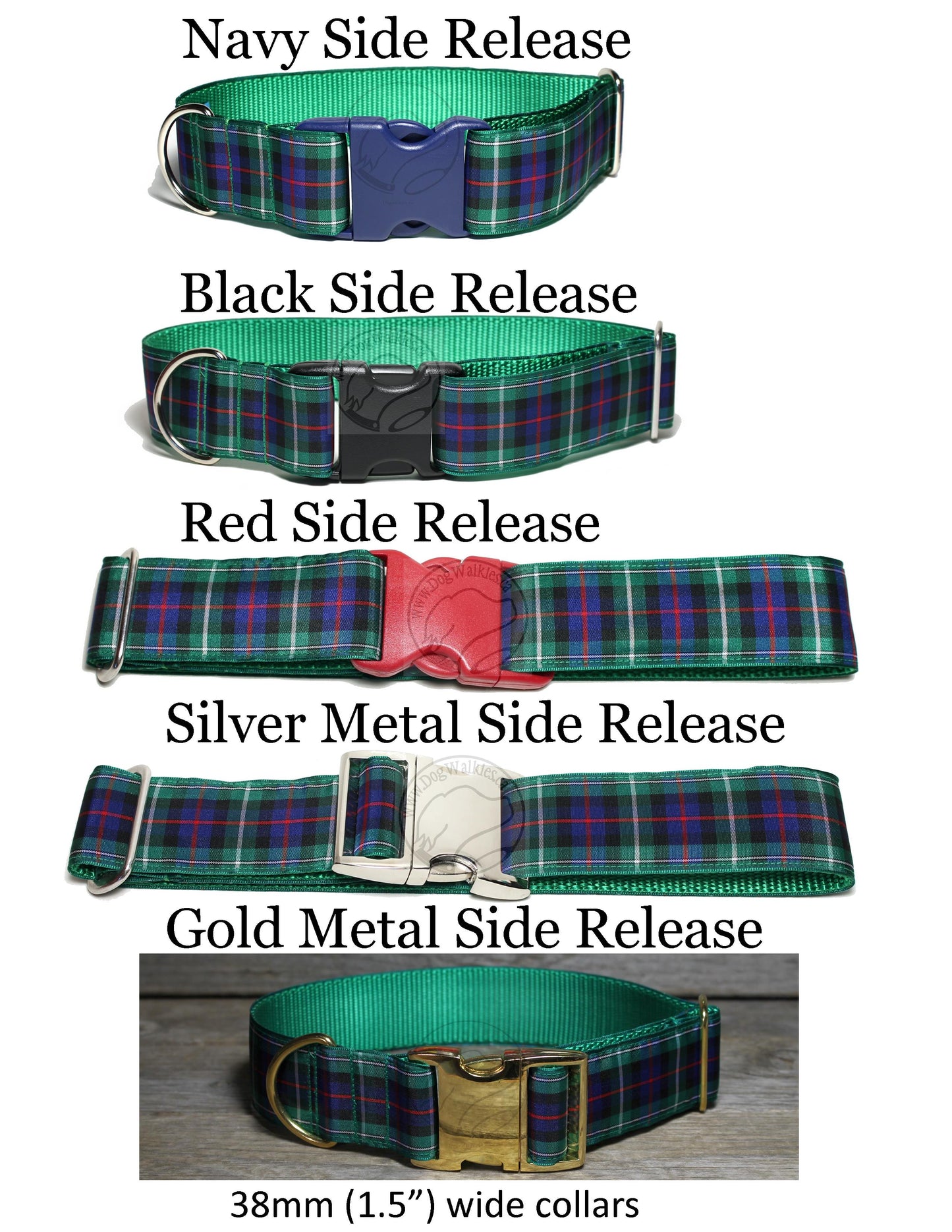 MacKenzie Clan tartan - dog collar