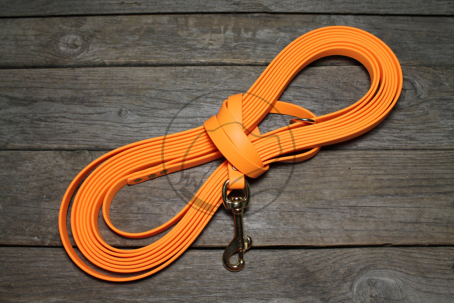 Bright Pumpkin Orange Waterproof Tracking Recall Long Line