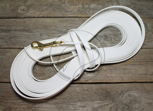 Snow White Waterproof Tracking Recall Long Line