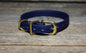 Navy Blue Biothane Small Dog Collar - 1/2" (12mm) wide