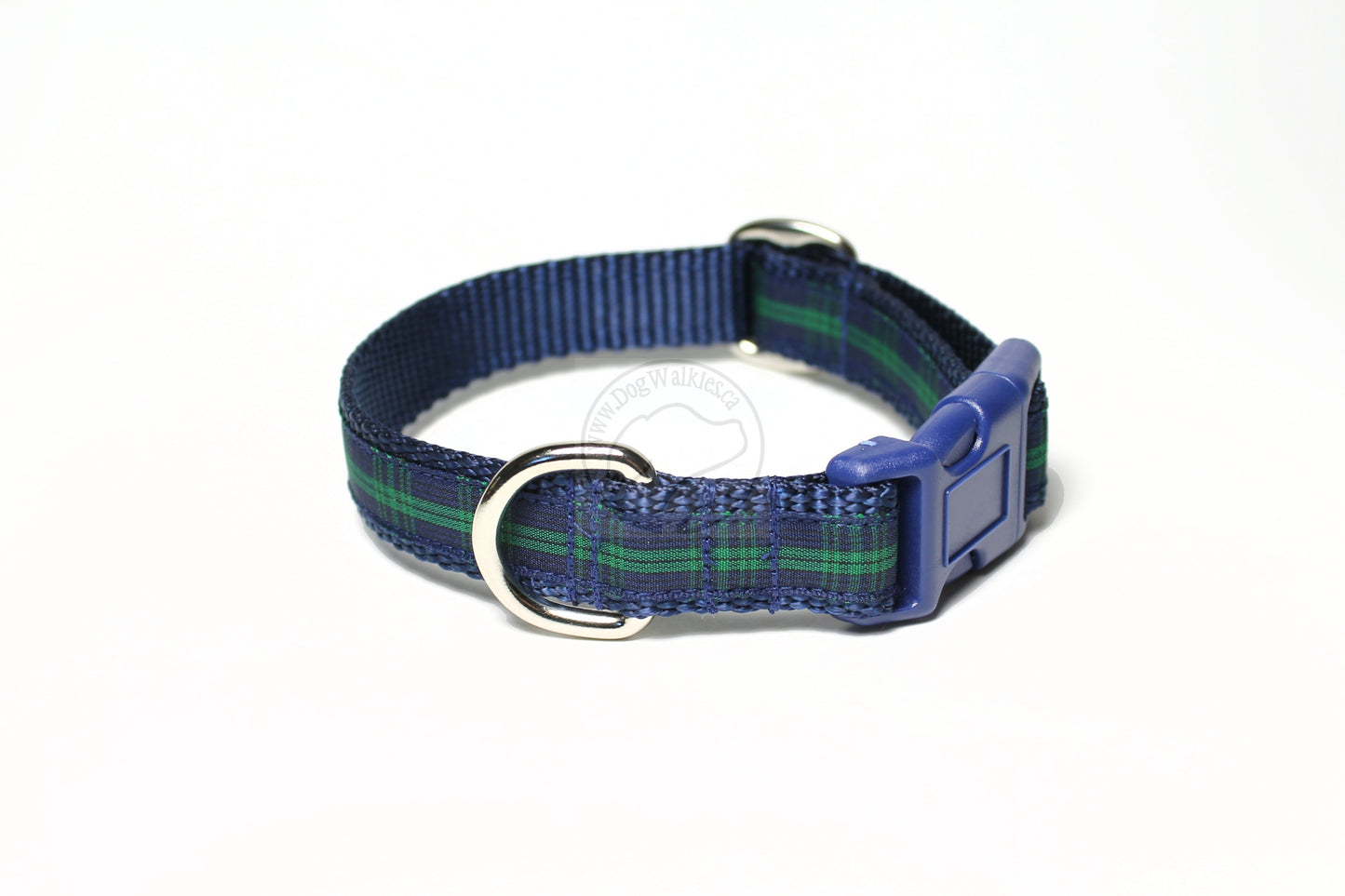 Blackwatch clan tartan - dog collar