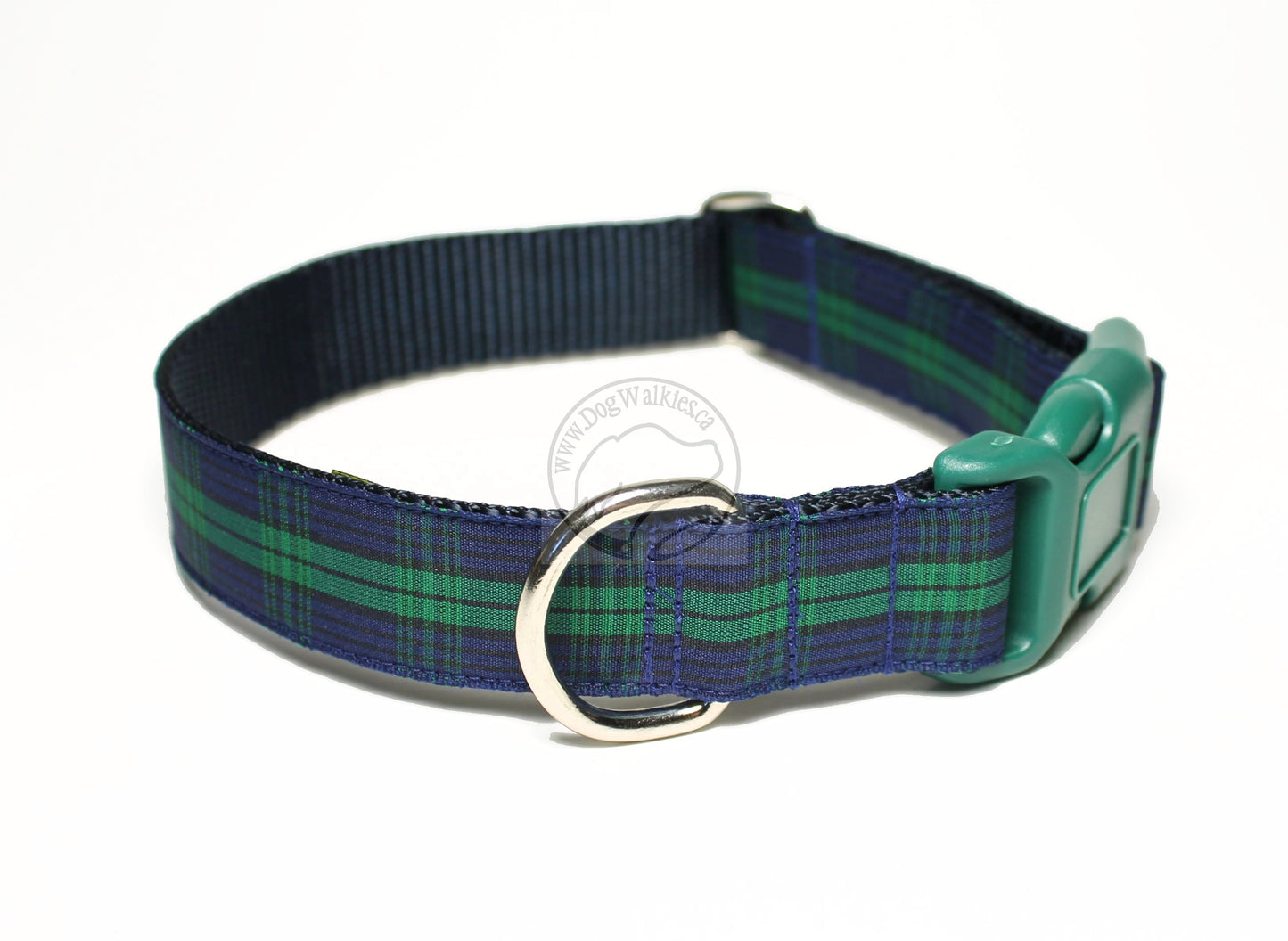 Blackwatch clan tartan - dog collar