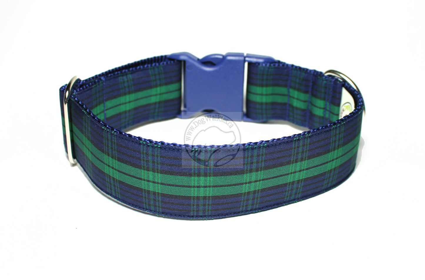 Blackwatch clan tartan - dog collar