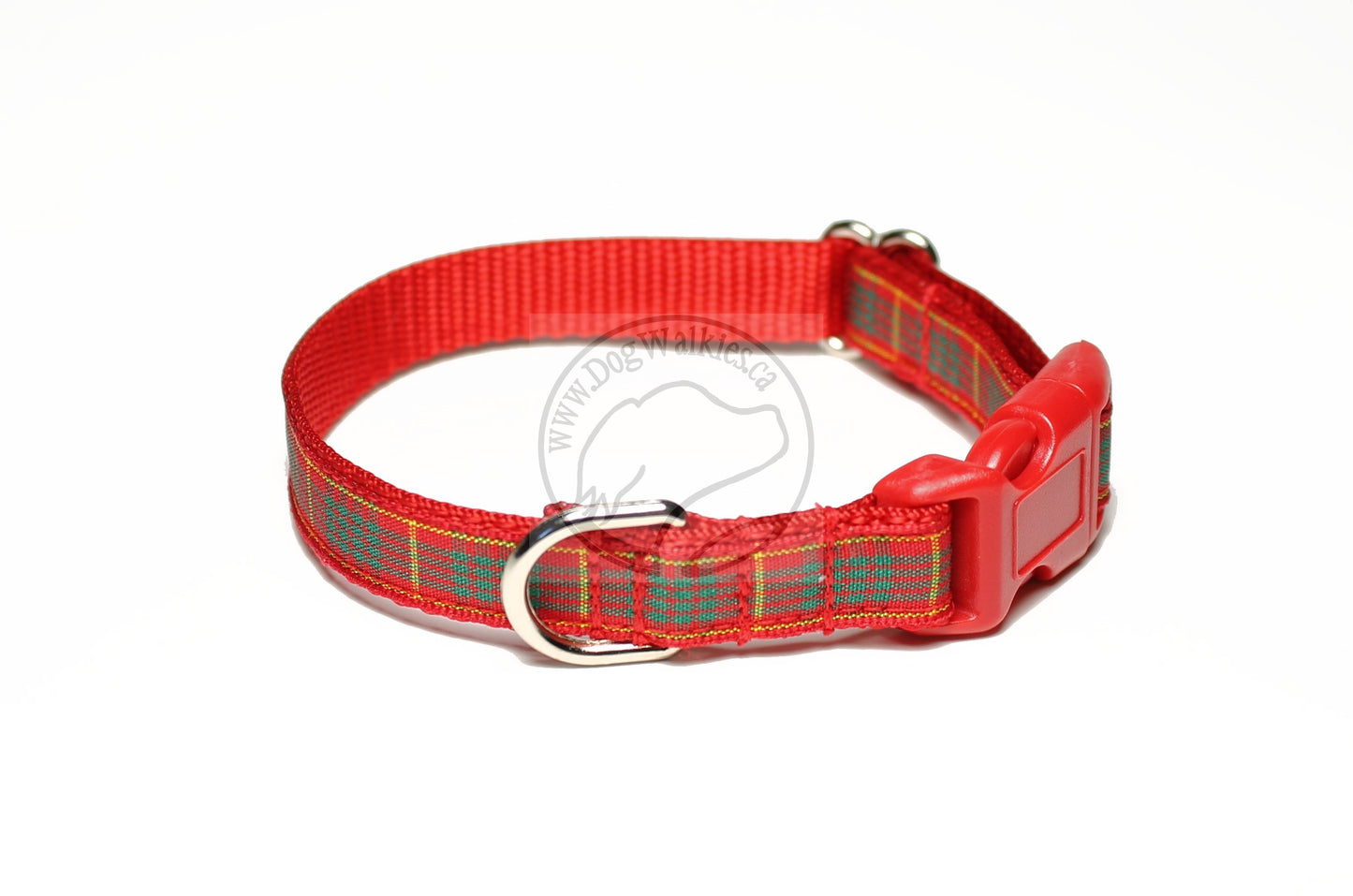 Cameron clan tartan - dog collar