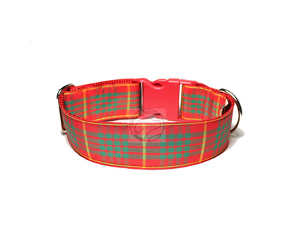 Cameron clan tartan - dog collar