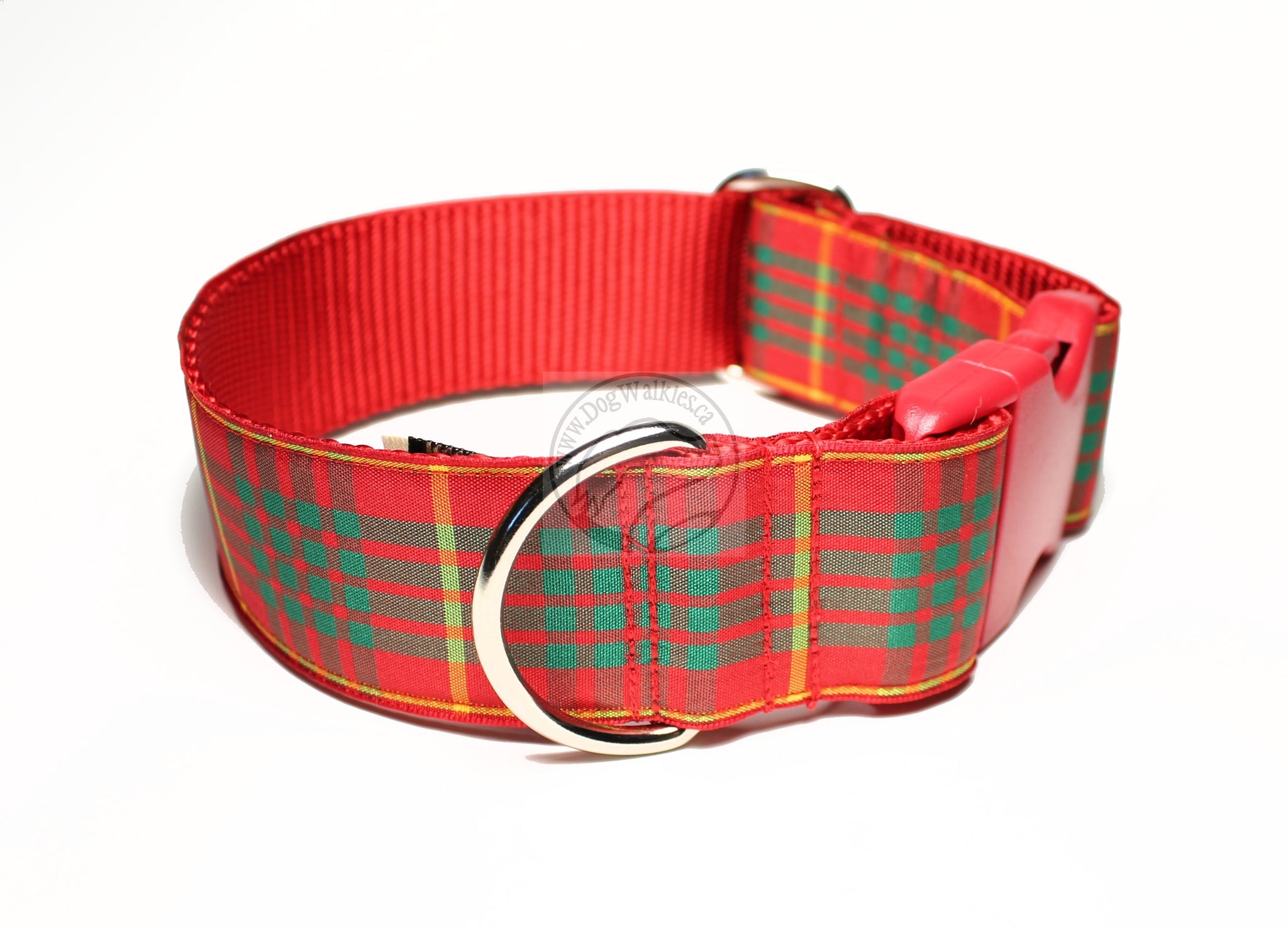 Cameron clan tartan - dog collar