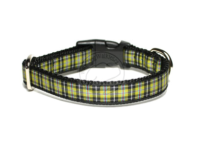 Cornish National tartan - dog collar