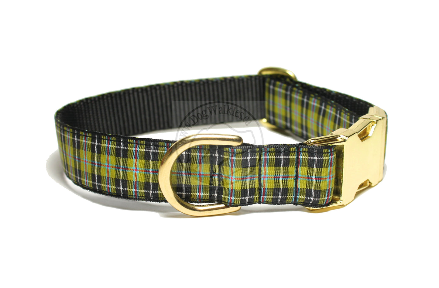 Cornish National tartan - dog collar