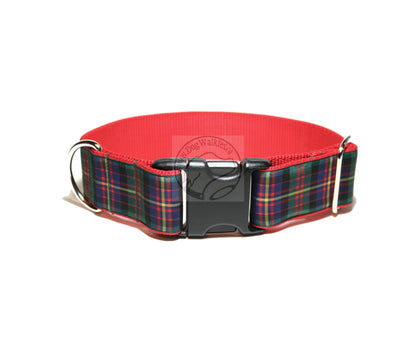 Cameron of Erracht clan tartan - dog collar