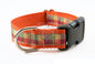 Fall Plaid - tartan dog collar
