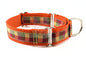 Fall Plaid - tartan dog collar