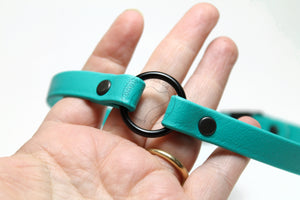 Buckle O-ring Tag Dog Collar in Genuine Biothane - 12mm (1/2") width - O Ring Collar