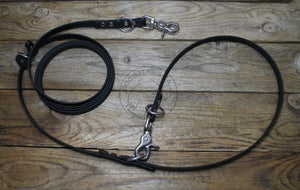 Convertible Waterproof Leash in Genuine Biothane - Lighter 12mm (1/2") width