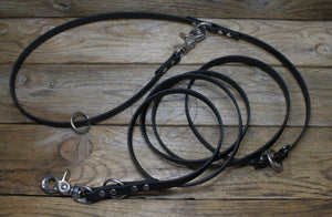 Convertible Waterproof Leash in Genuine Biothane - Lighter 12mm (1/2") width