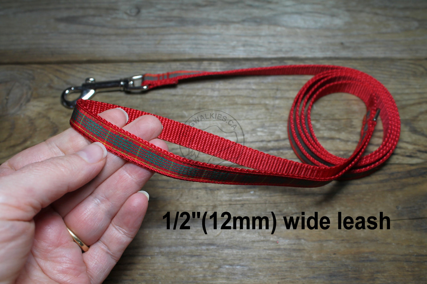 Tartan Dog Leash - Cameron Red Clan Tartan