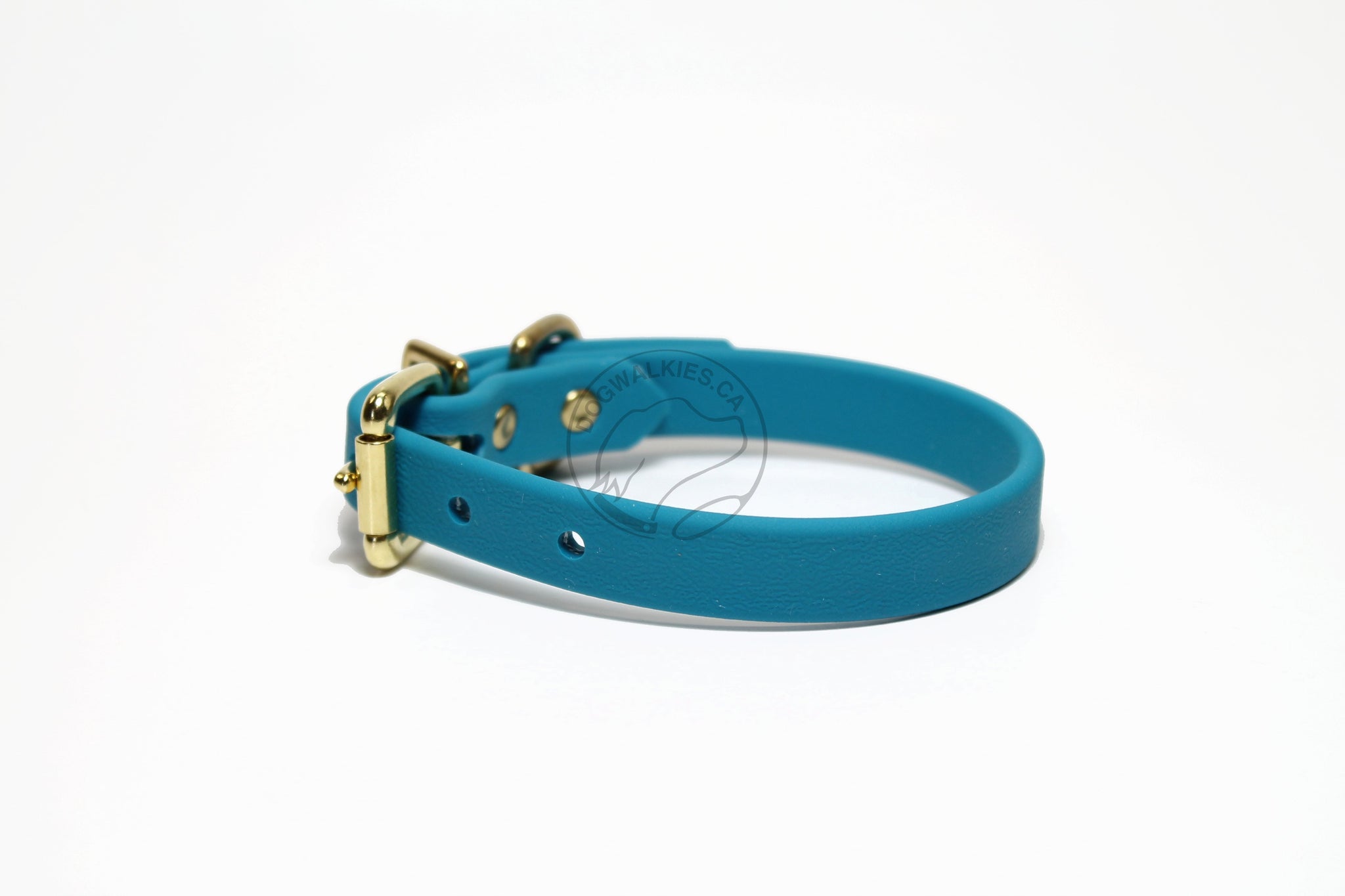 New Oasis Blue Biothane Dog Collar - 5/8"(16mm) wide