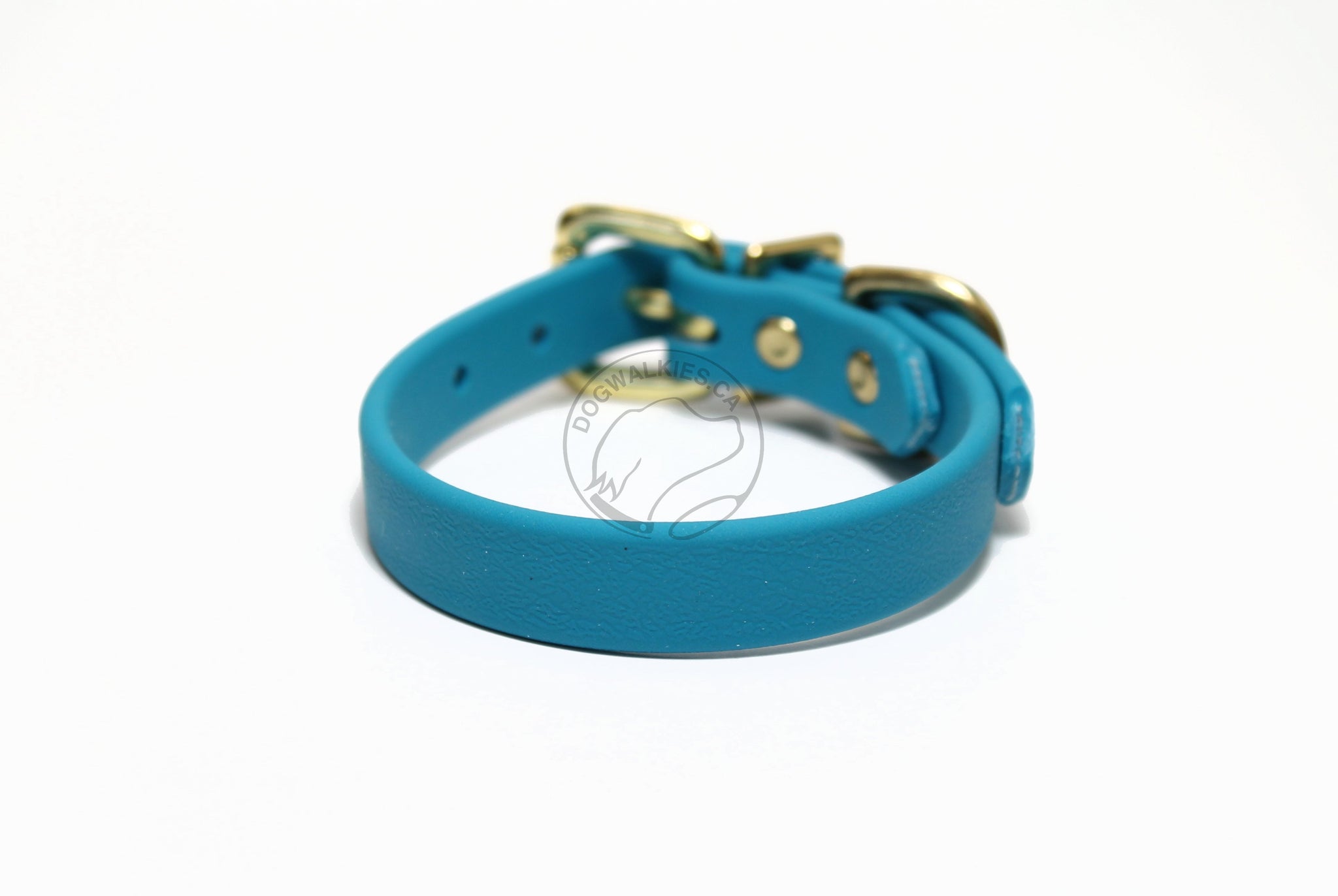 Oasis Blue Biothane Dog Collar - 5/8"(16mm) wide