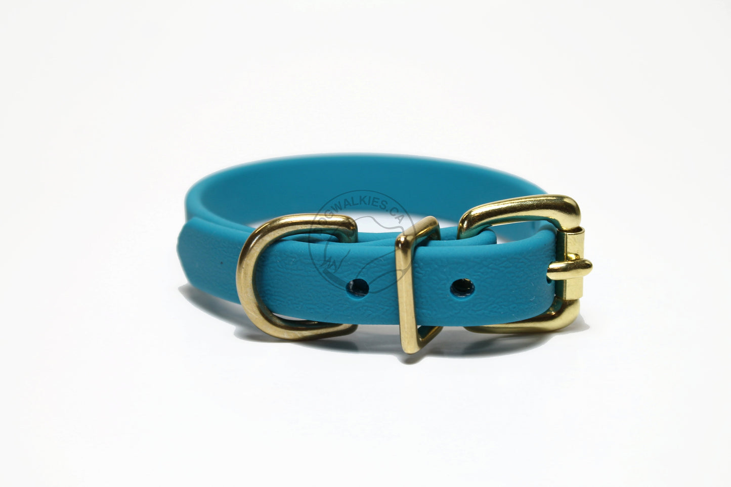 Oasis Blue Biothane Dog Collar - 5/8"(16mm) wide