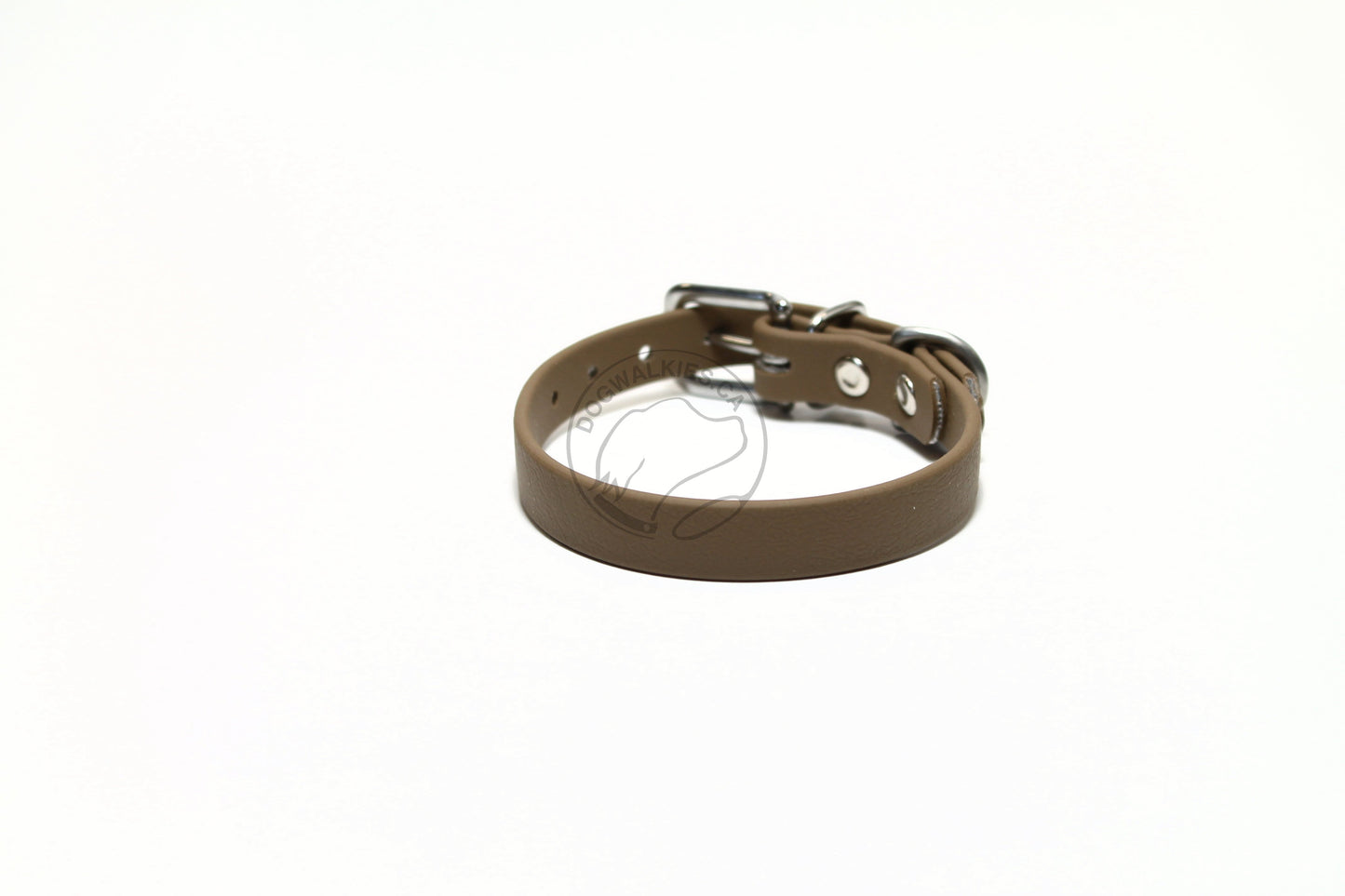 Coyote Tan (brown) Biothane Small Dog Collar - 1/2" (12mm) wide