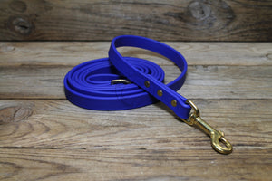 Royal Blue Biothane Dog Leash