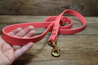Heavy Biothane Leash 3/4" (20mm) wide - waterproof leash - all colours