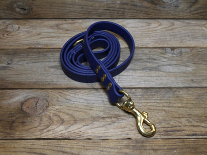 Navy Blue Biothane Large Dog Leash