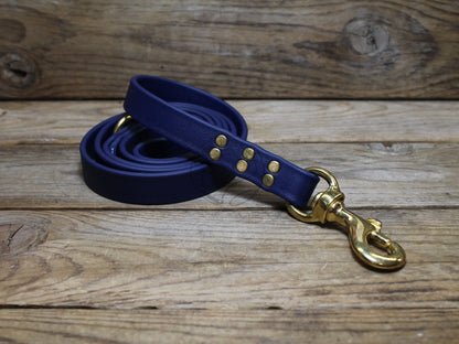 Navy Blue Biothane Large Dog Leash