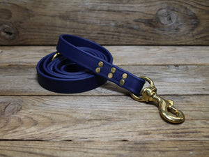 Navy Blue Biothane Large Dog Leash