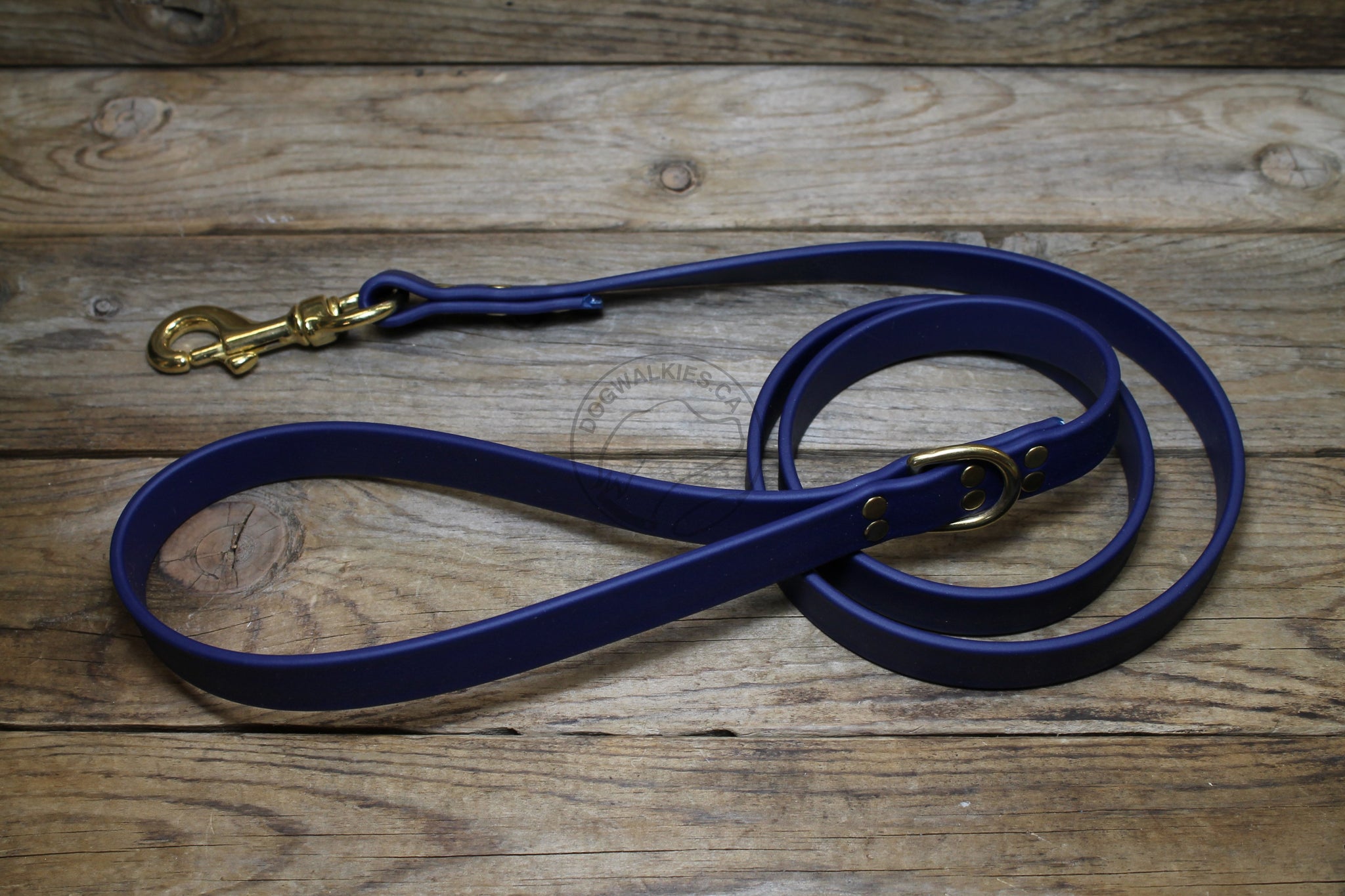 Navy Blue Biothane Large Dog Leash