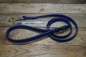Navy Blue Biothane Large Dog Leash