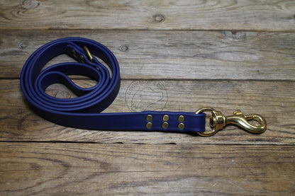 Navy Blue Biothane Large Dog Leash