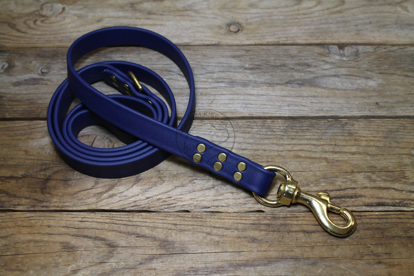 Navy Blue Biothane Large Dog Leash