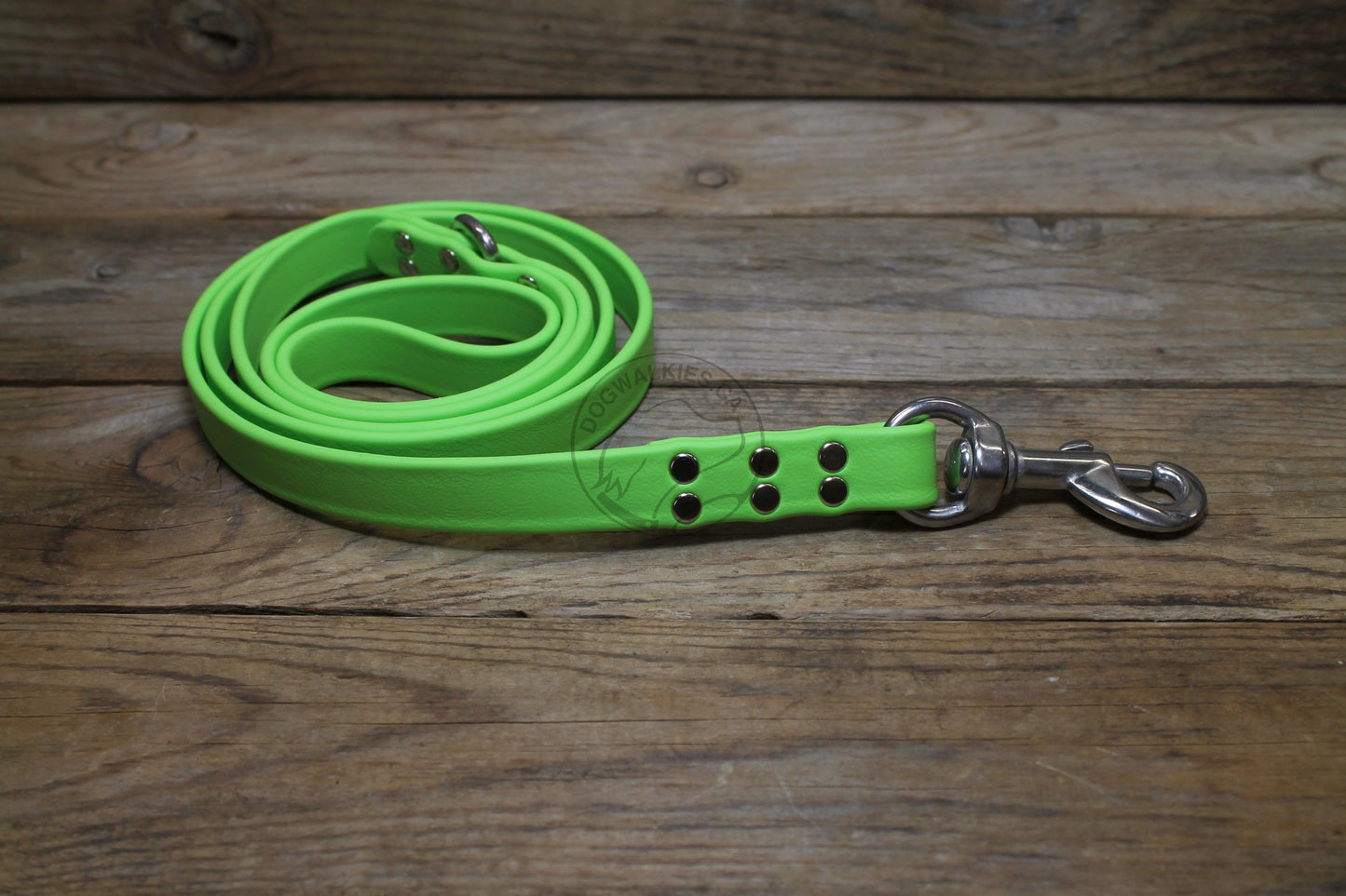 Lime Green Biothane Large Dog Leash