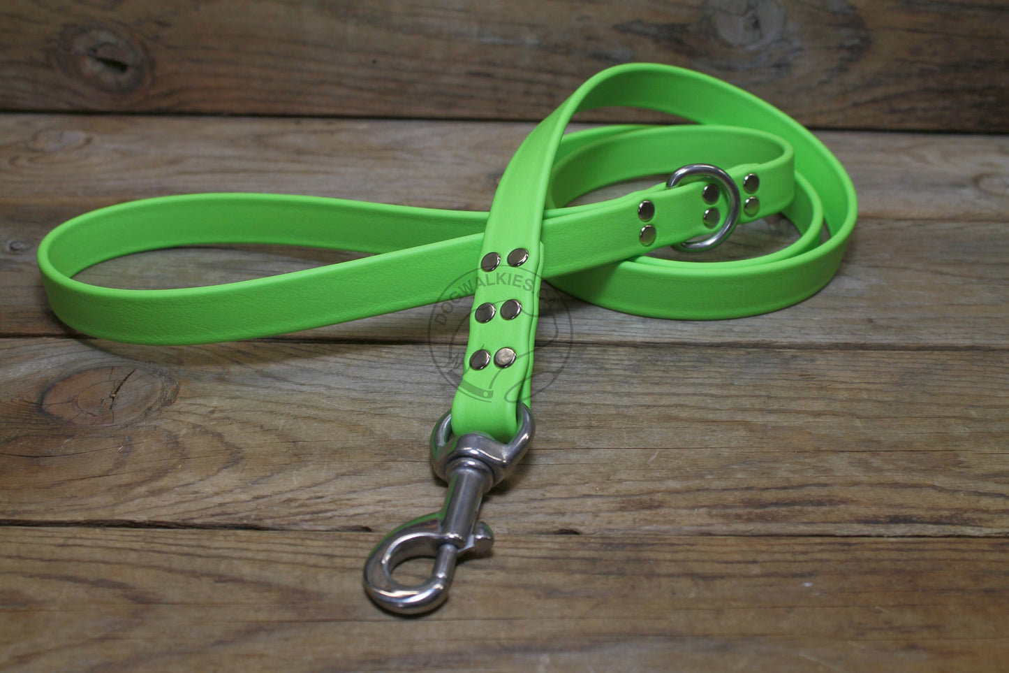 Lime Green Biothane Large Dog Leash