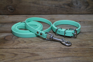 Sea Foam Green Biothane Dog Collar - 5/8"(16mm) wide