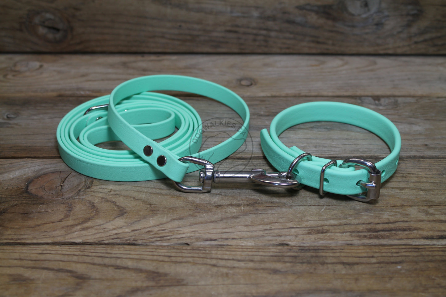 Sea Foam Green Biothane Dog Collar - 5/8"(16mm) wide